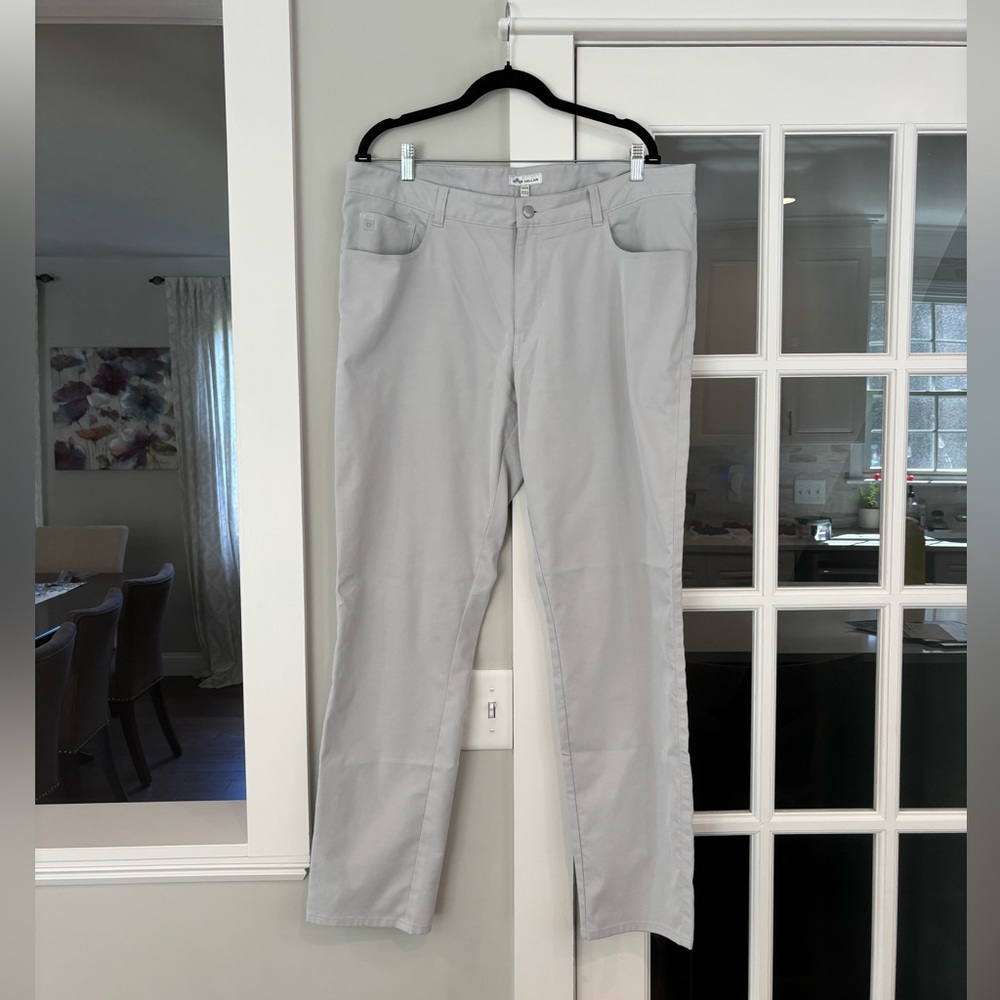 Peter Millar Light Grey Eb66 Pants - image 1